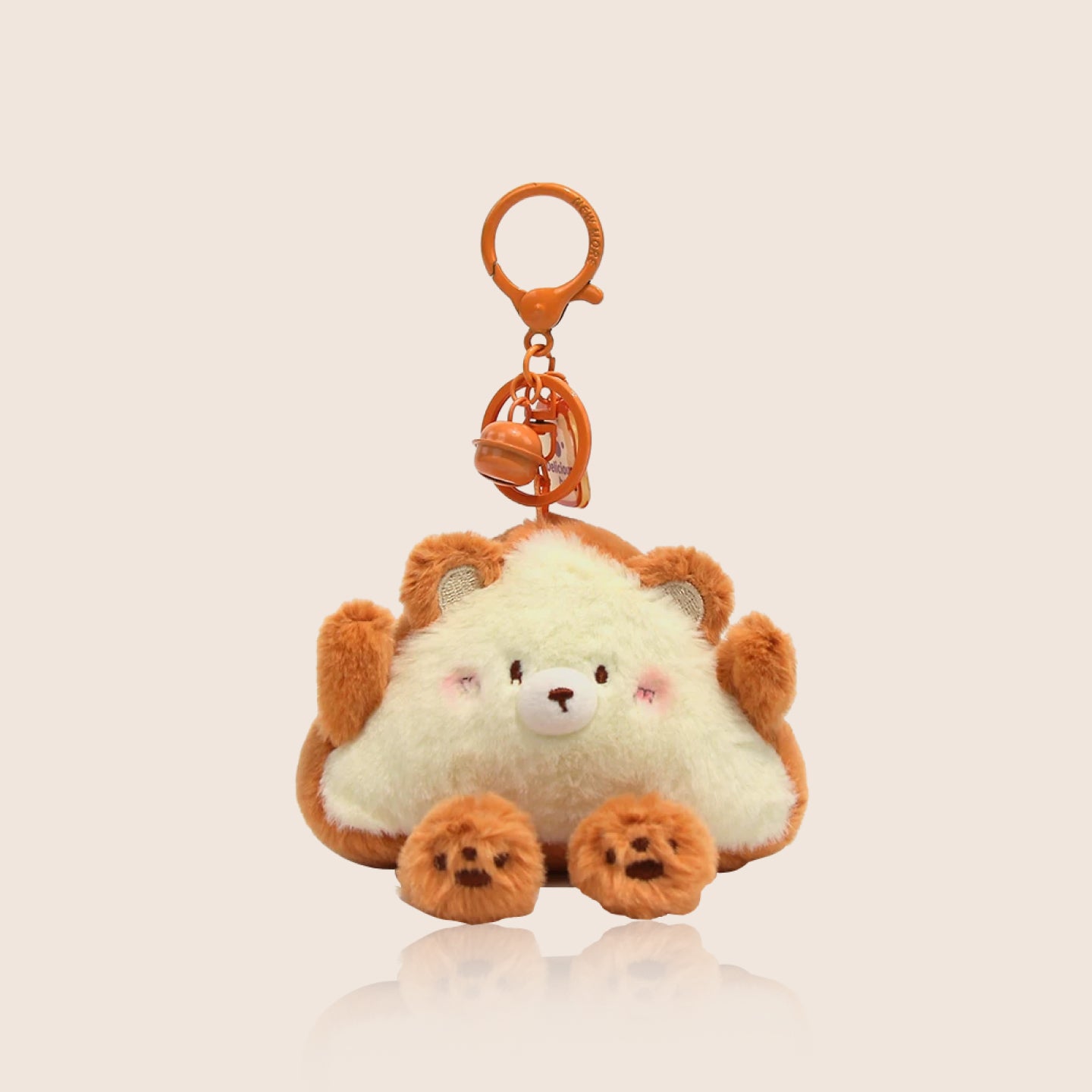 Cute Plush Bread Bear Keychain & Bag Charm