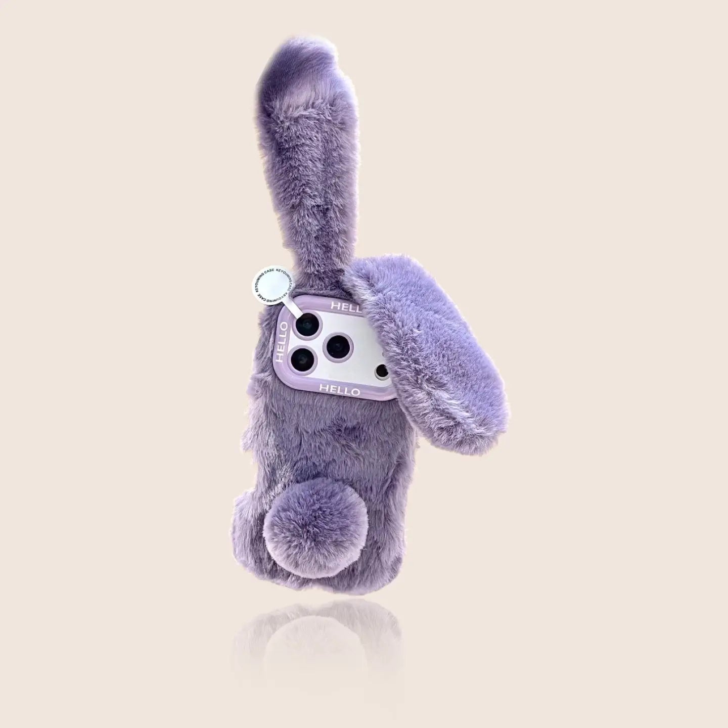 Winter Plush Long-Ear Bunny iPhone Case 我的商店