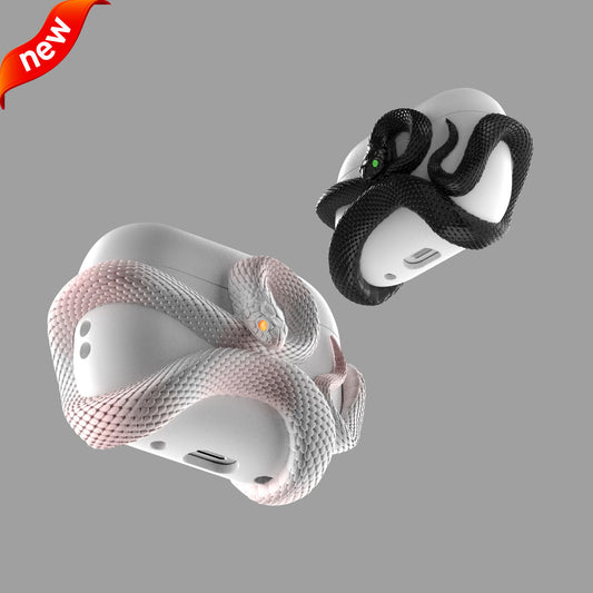 3D Snake Winding AirPods Case