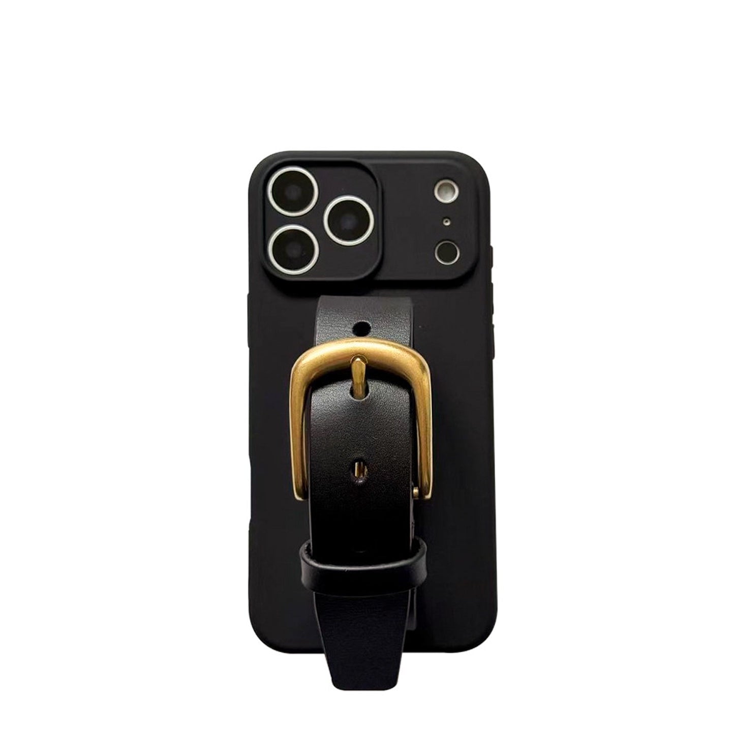 Leather Wristband iPhone Case, Adjustable Strap Shockproof Silicone Cover for iPhone