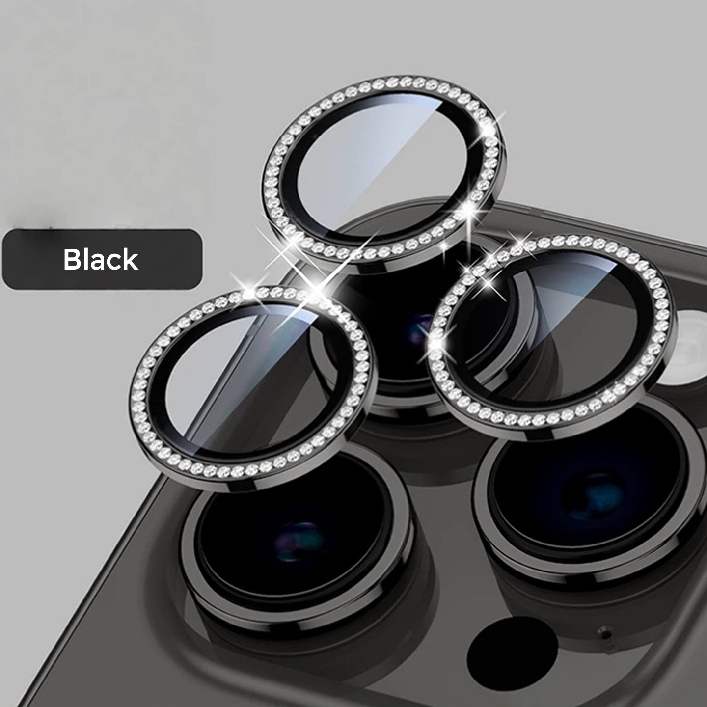 Rhinestone Camera Lens Protector for iPhone