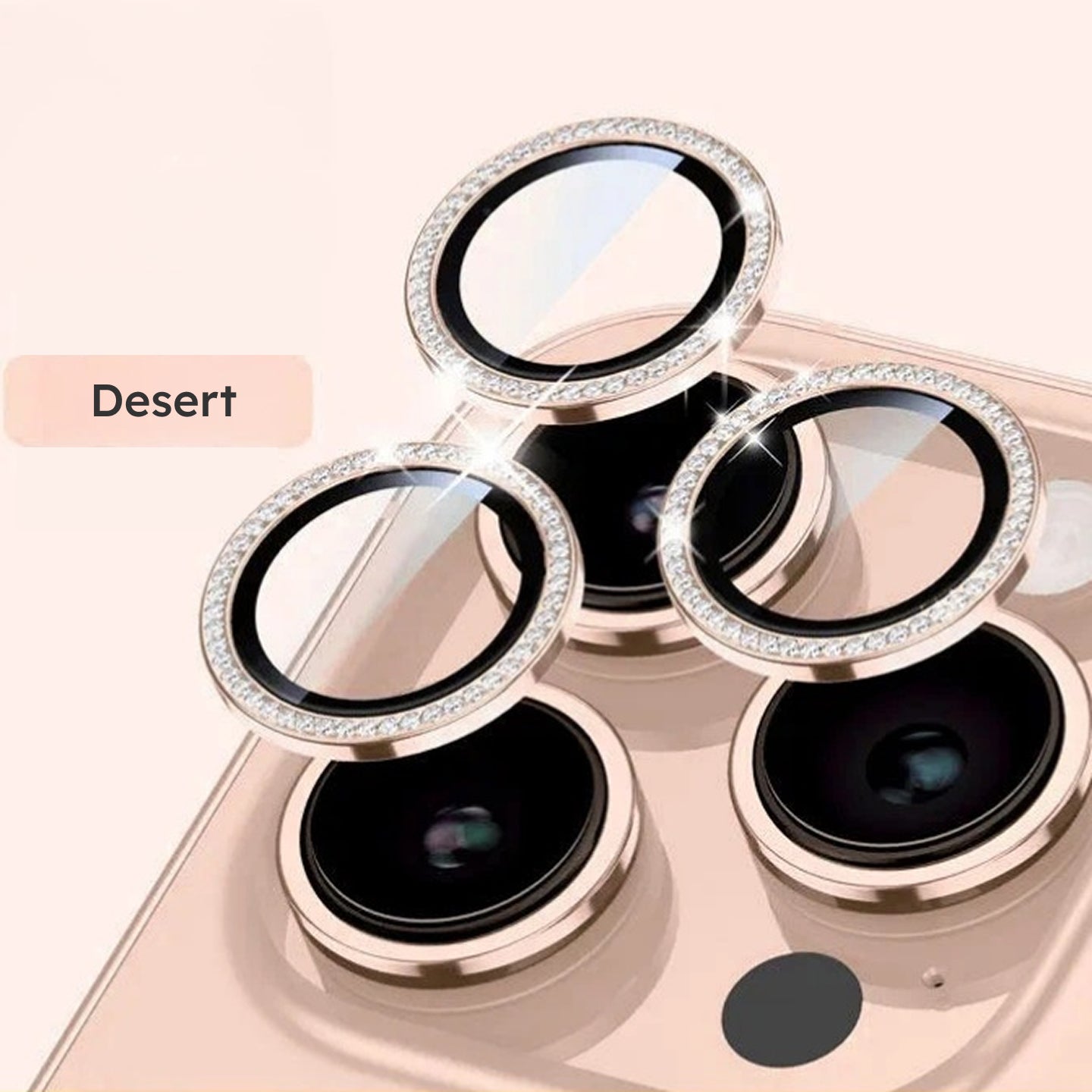 Rhinestone Camera Lens Protector for iPhone
