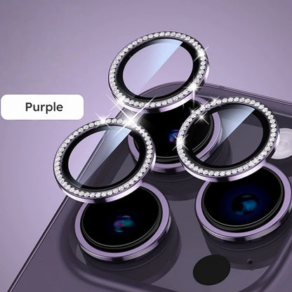 Rhinestone Camera Lens Protector for iPhone