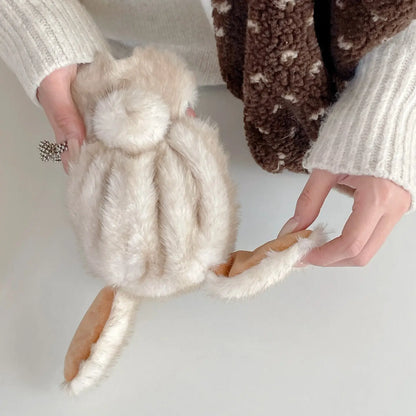 Plush Bunny iPhone Case Sweet Healing Style SEACASE