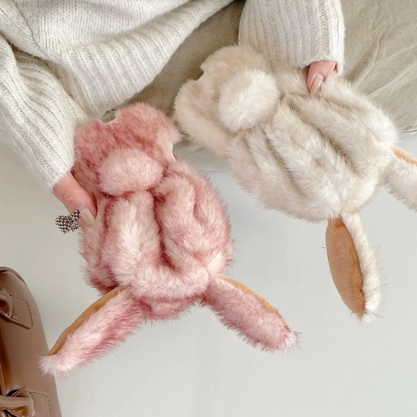 Plush Bunny iPhone Case Sweet Healing Style SEACASE
