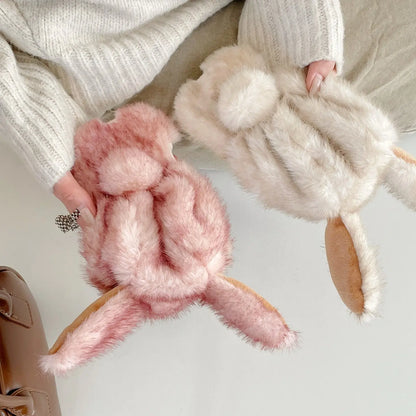 Plush Bunny iPhone Case Sweet Healing Style SEACASE