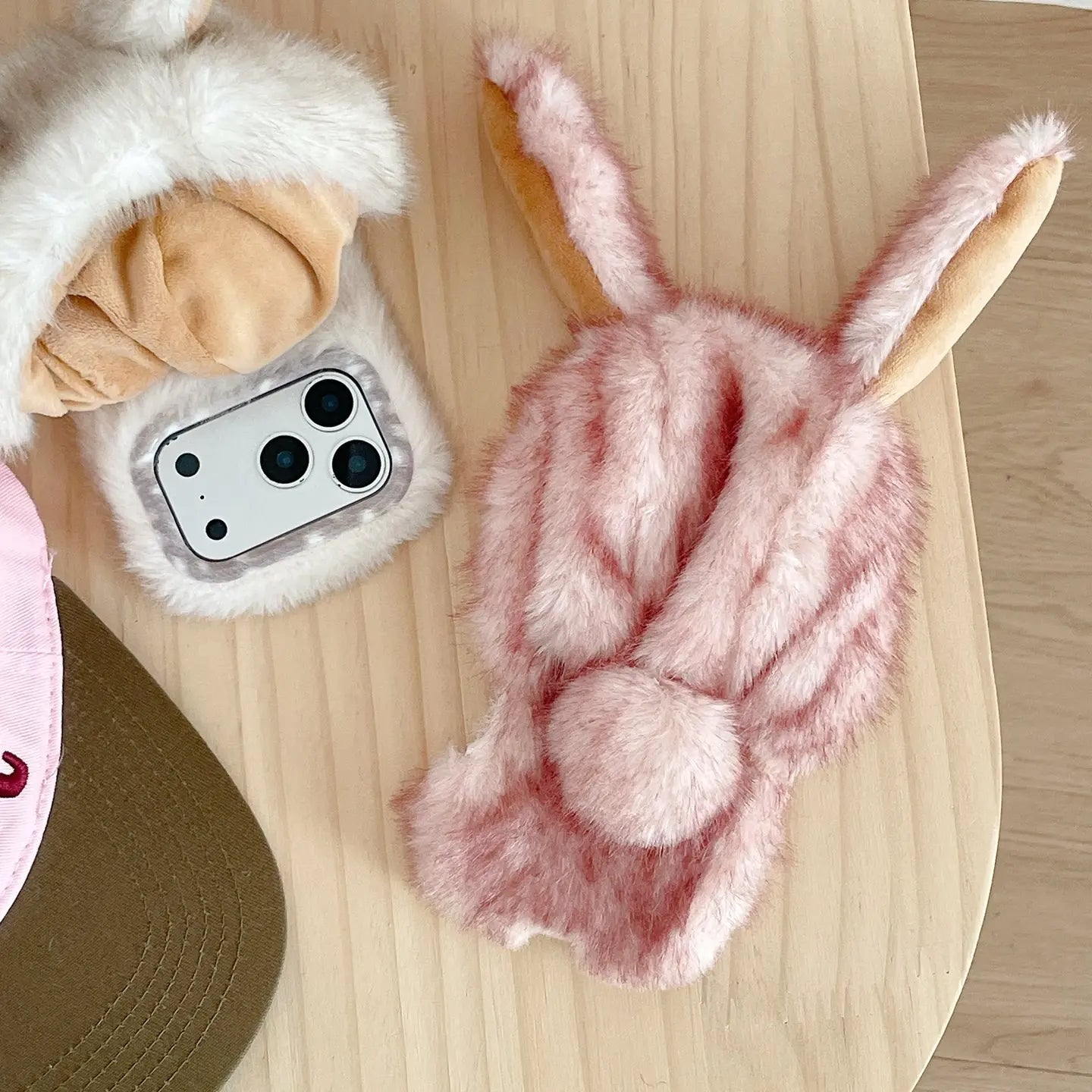 Plush Bunny iPhone Case Sweet Healing Style SEACASE