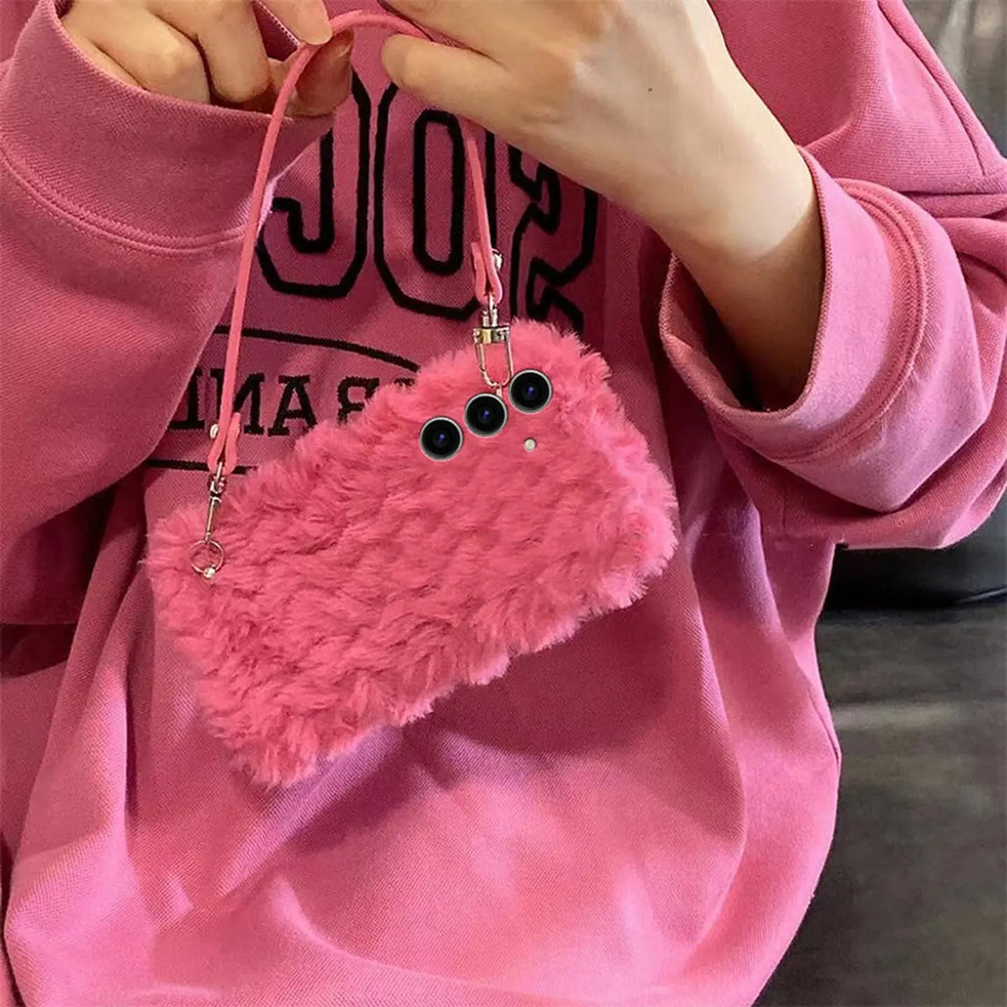 Magenta Pink Fluffy Case for Samsung Galaxy S-Series SEACASE