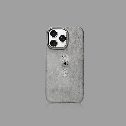 Handmade All-Seeing Eye Leather iPhone Case