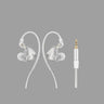 Mirror Silver Wired In Ear Earphones, Metal Shell Headphones with Optional Mic & Type-C Plug for Daily Music Calls SEACASE