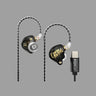Type-C DAC Wired Gaming In-Ear Earphones with Microphone, Hi-Res Audio, Auto EQ Adjustment for PC & Mobile SEACASE