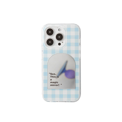 Magic Door Mirror iPhone Case with Stand & Chain
