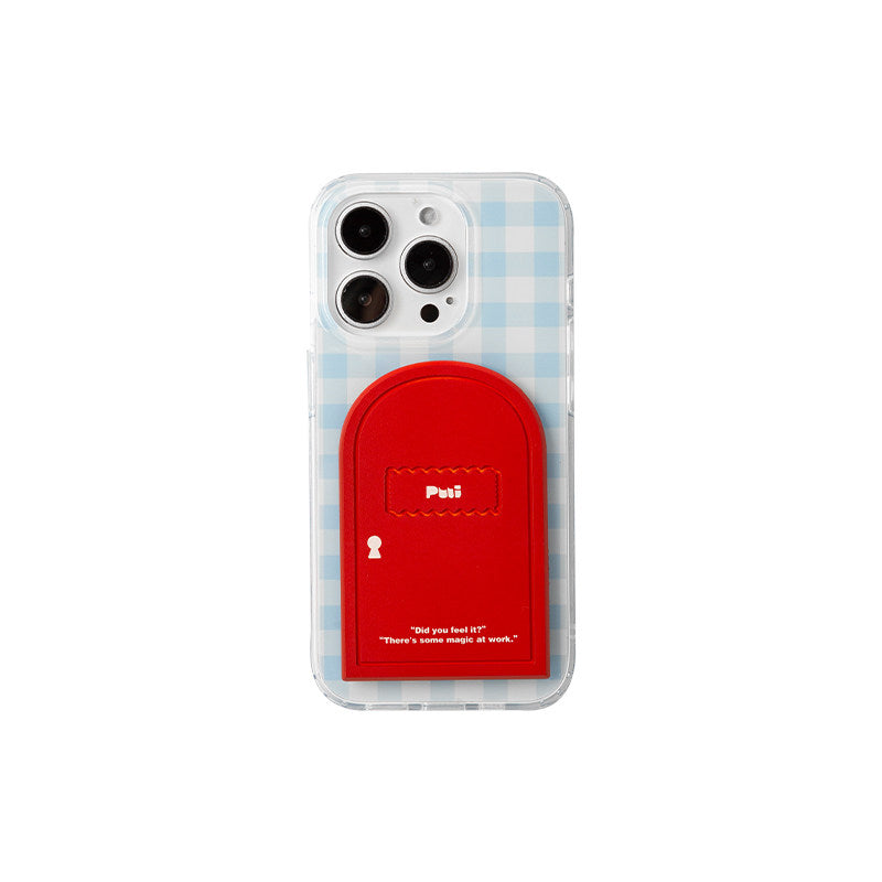 Magic Door Mirror iPhone Case with Stand & Chain