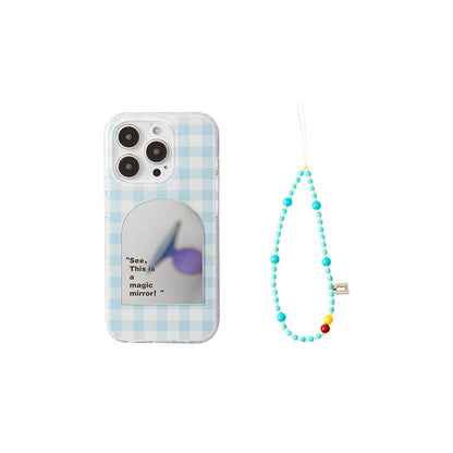 Magic Door Mirror iPhone Case with Stand & Chain