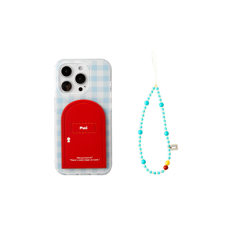 Magic Door Mirror iPhone Case with Stand & Chain