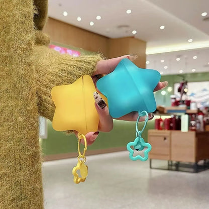 Frosted Star AirPods Case with Matching Star Charm SEACASE