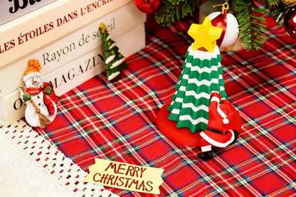 3D printed rotating Christmas tree toy, Christmas decoration 我的商店