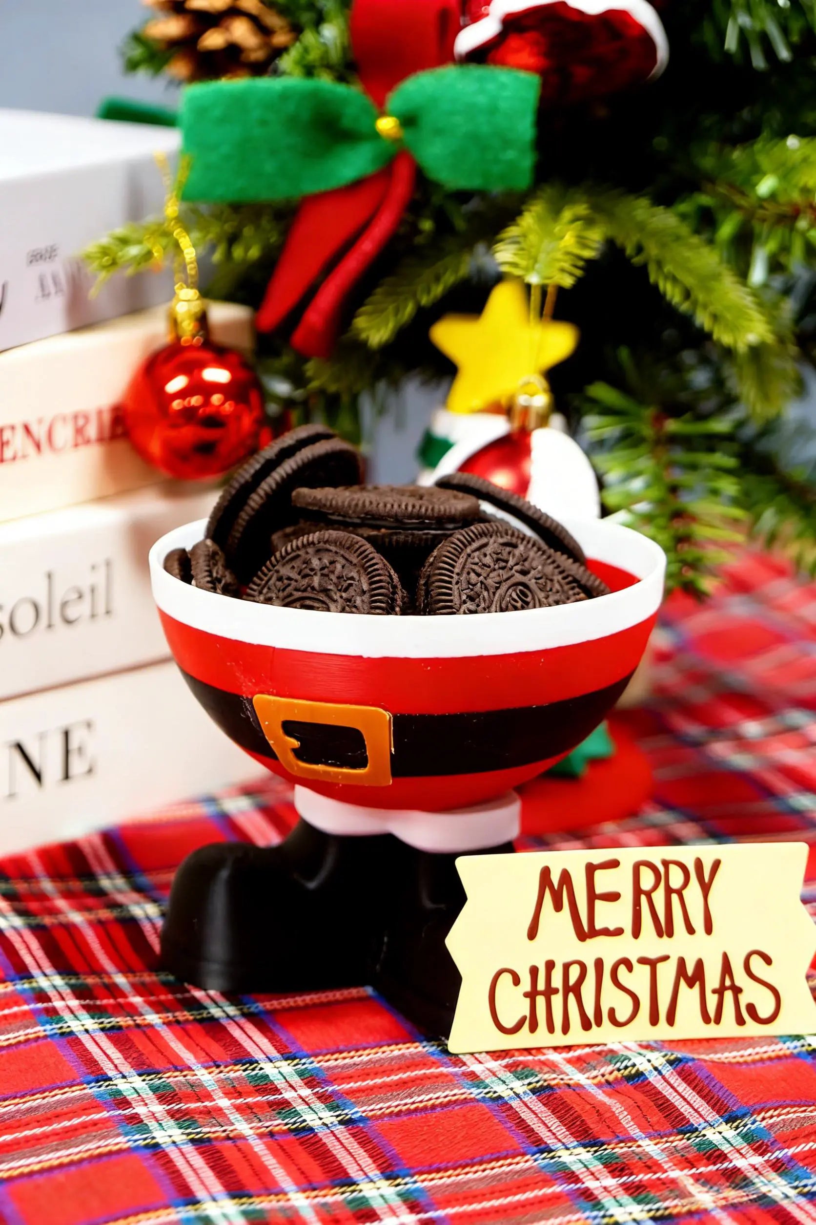 3D printed Christmas ornaments, Christmas bowls 我的商店