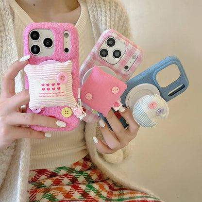 iPhone Case with Sponge Magnetic Stand SEACASE
