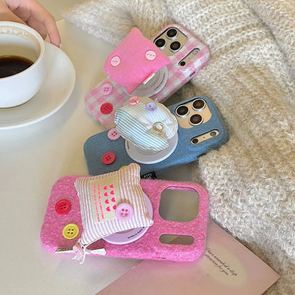 iPhone Case with Sponge Magnetic Stand SEACASE
