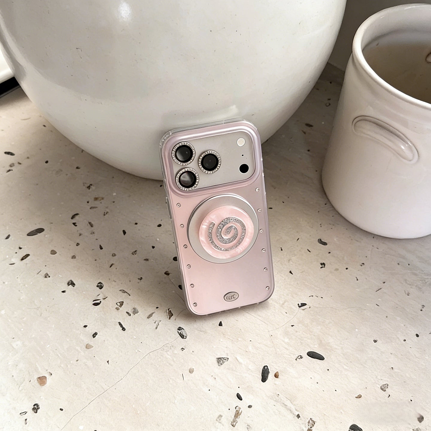 Rhinestone Electroplated MagSafe iPhone Case