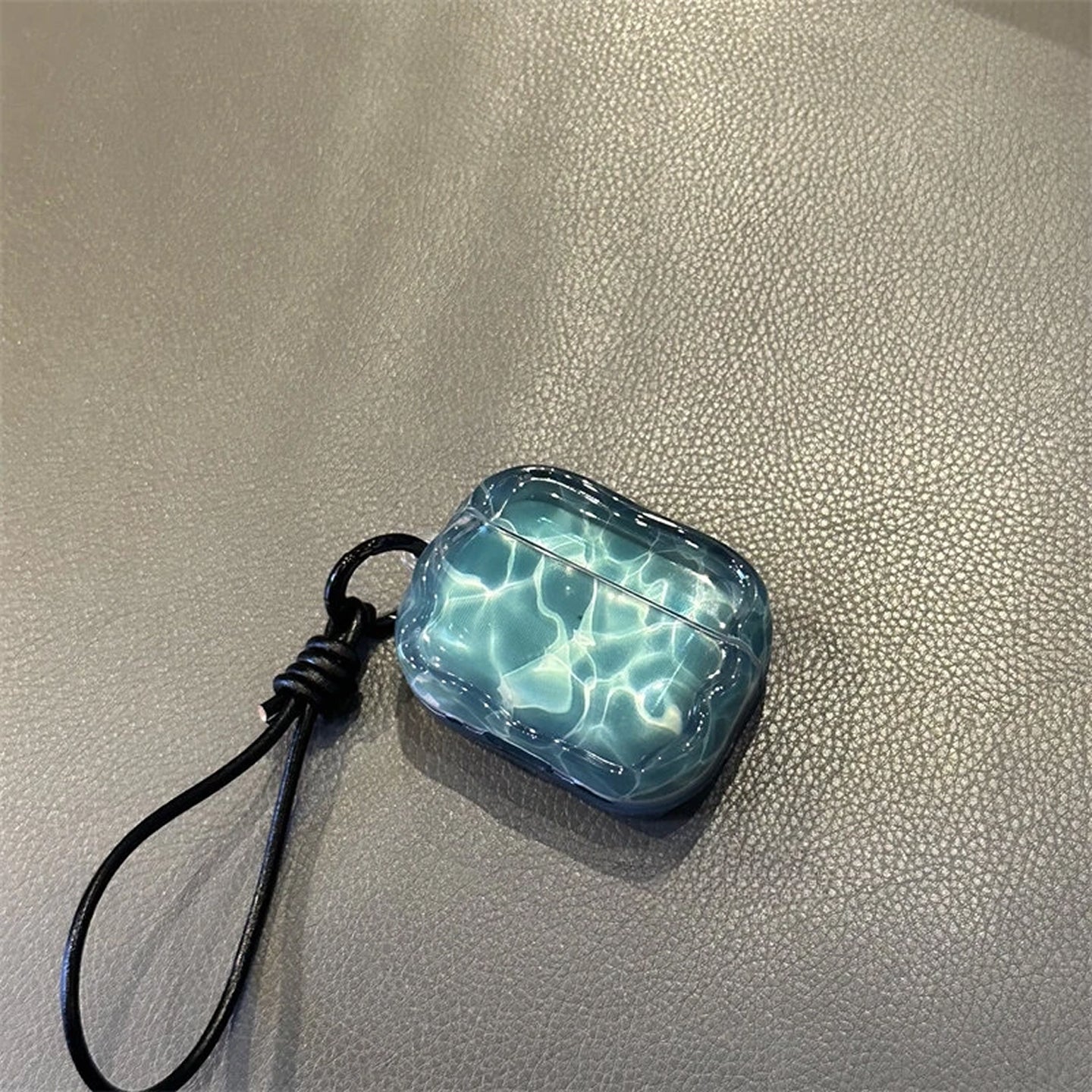 Semi-Transparent Water Ripple AirPods Case