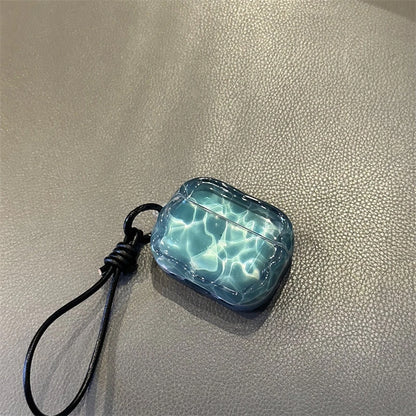 Semi-Transparent Water Ripple AirPods Case