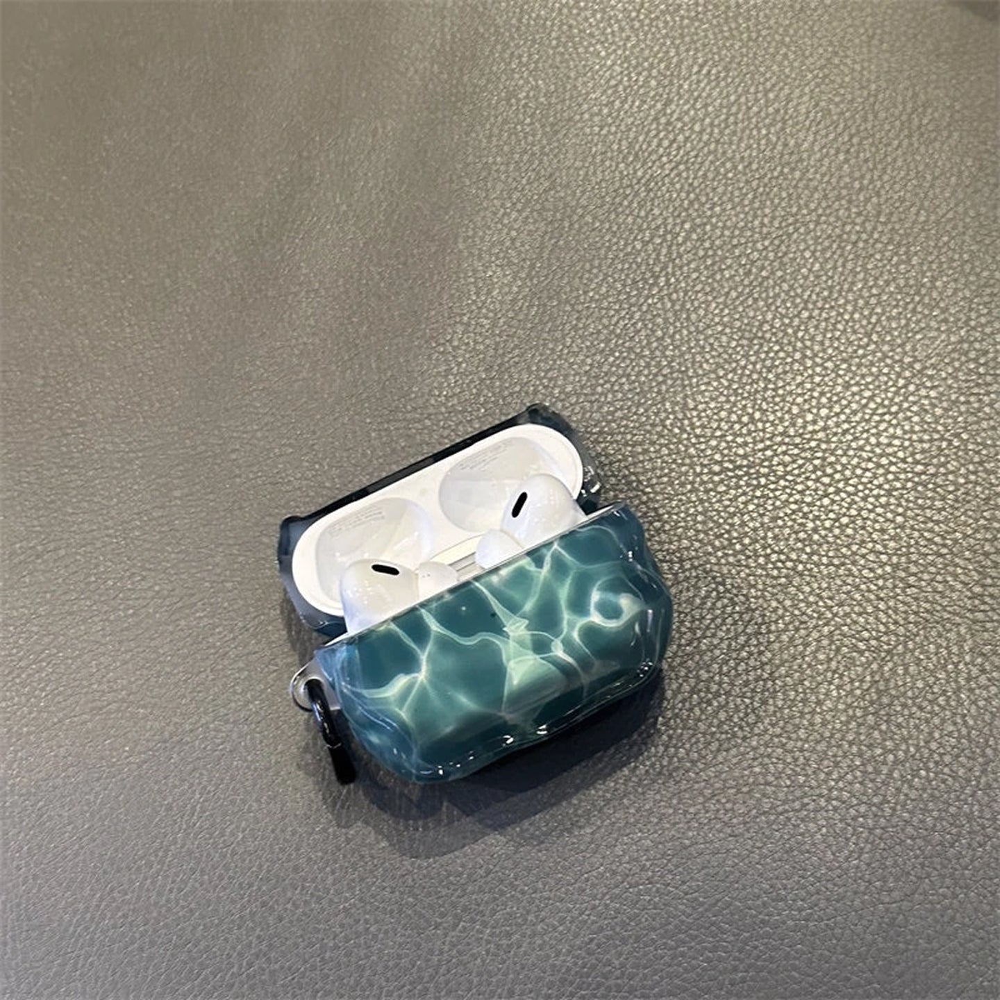 Semi-Transparent Water Ripple AirPods Case