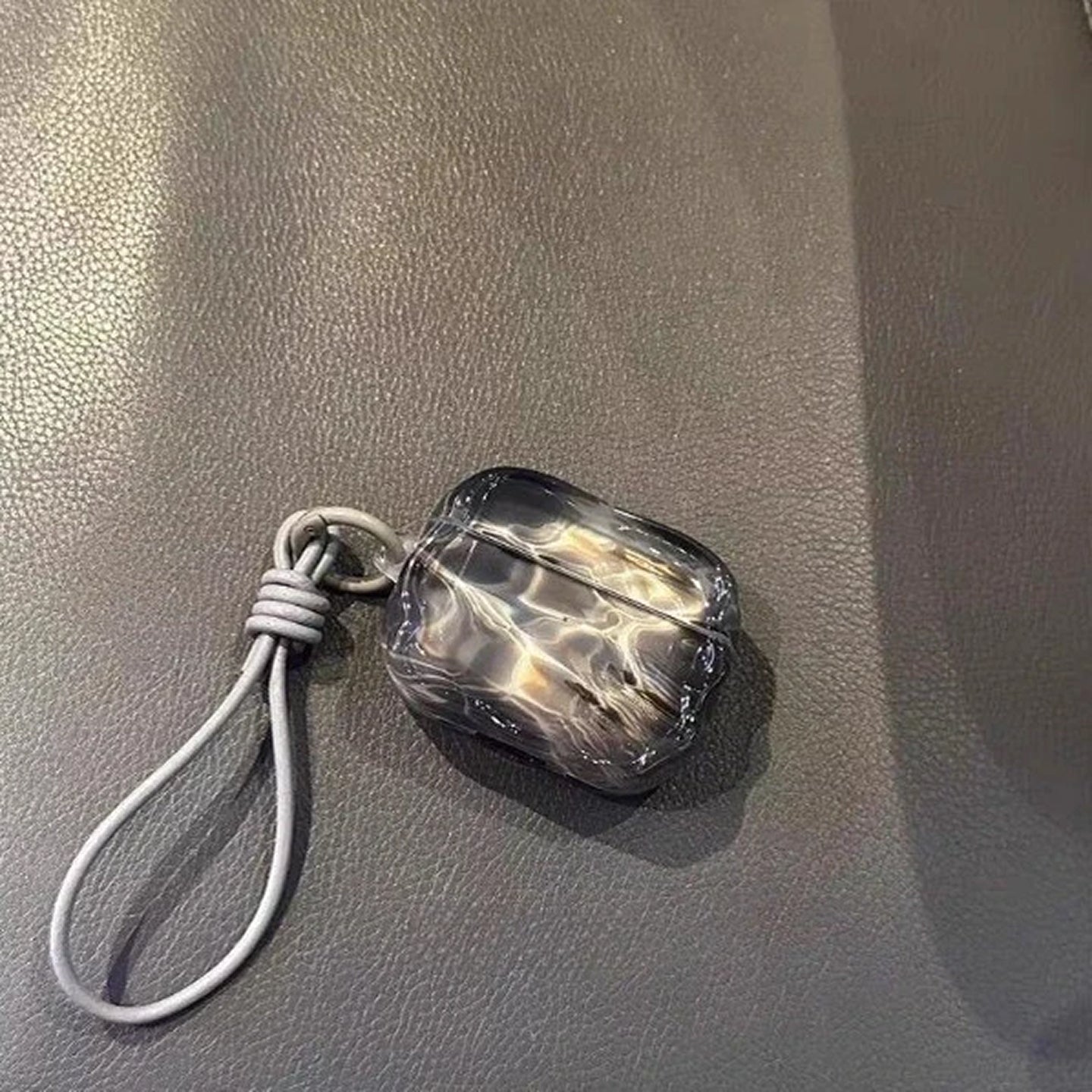 Semi-Transparent Water Ripple AirPods Case